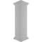 Ekena Millwork 12"W x 48"H Plain Newel Post, Peaked Capital & Base Trim (Installation kit included) NWL12X48PLP0B0 - alternate 7